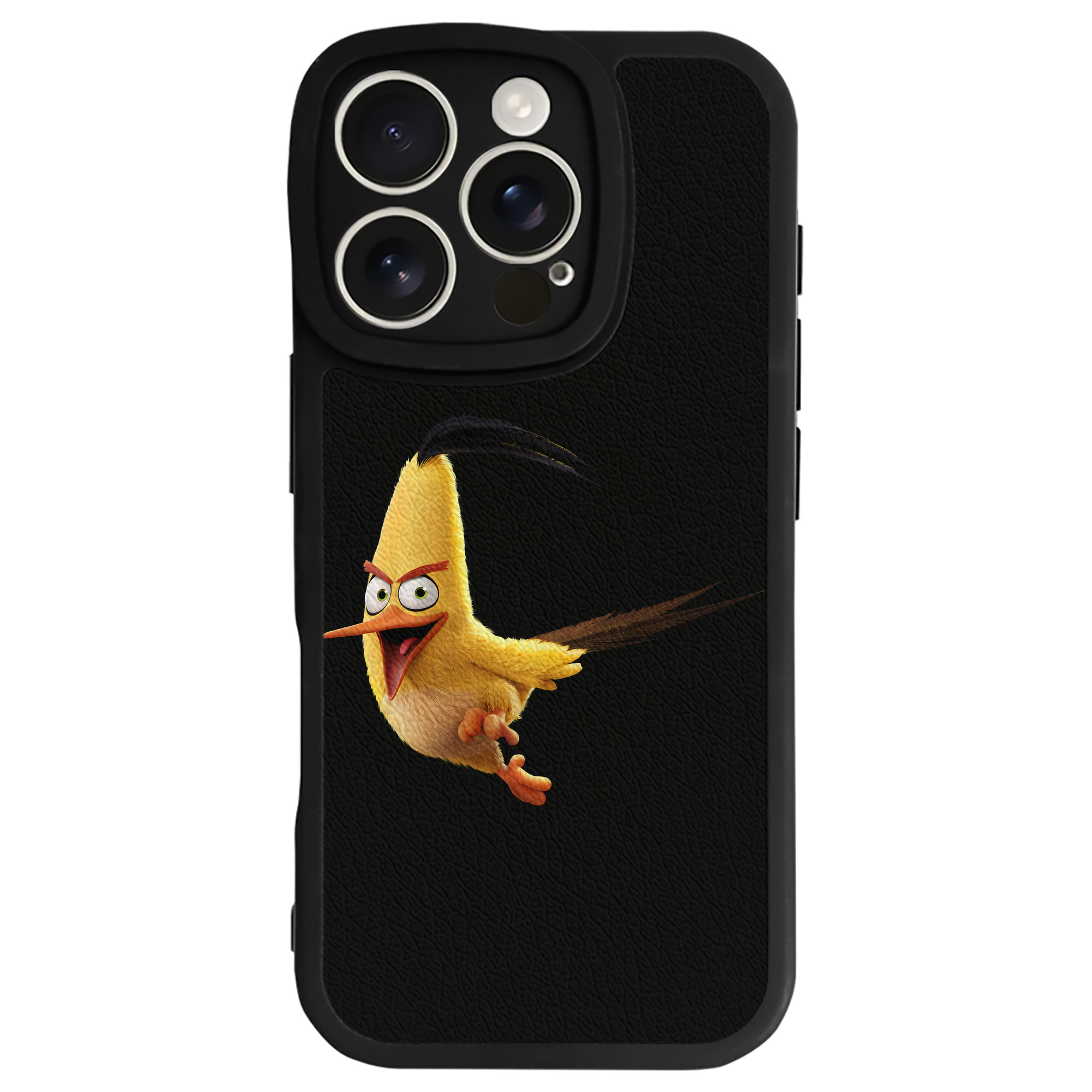 （画像用） Angry Birds アングリーバード 【iPhone 16シリーズ対応】シリコンスマホケース（レザー調） 材質：シリコン